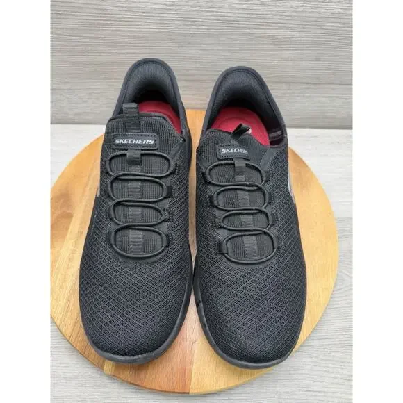 Skechers Men's Summits Colsin Slip Resistant Slip-In Sneaker 200205 BBK Size 10 - Picture 5 of 9